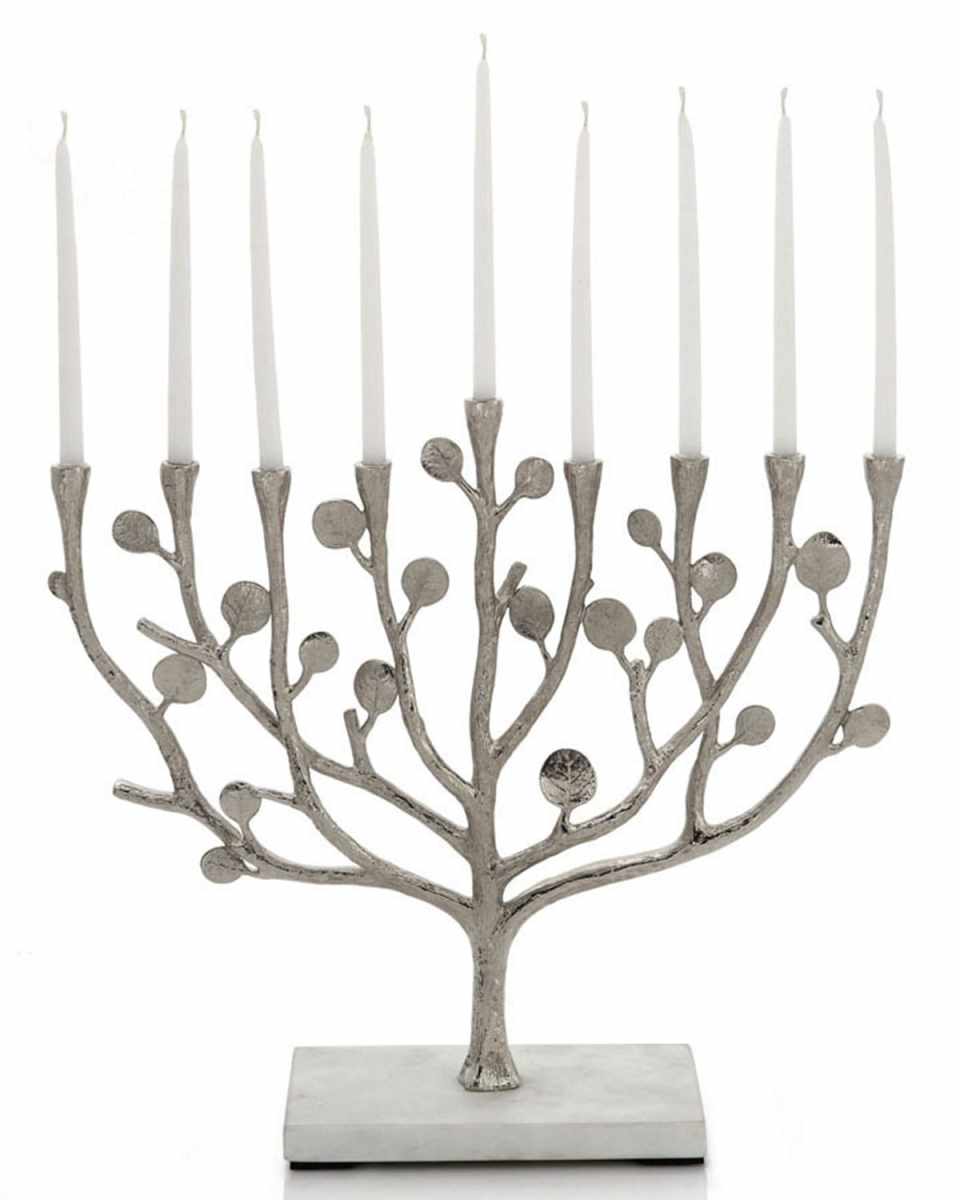 Botanical Leaf Menorah
