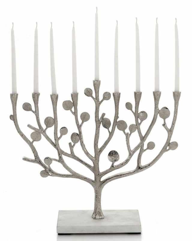 Botanical Leaf Menorah