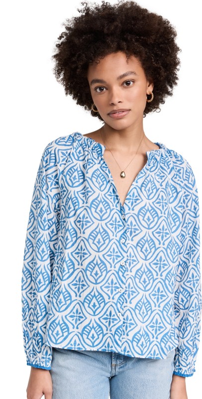 Velvetarian Top Blue