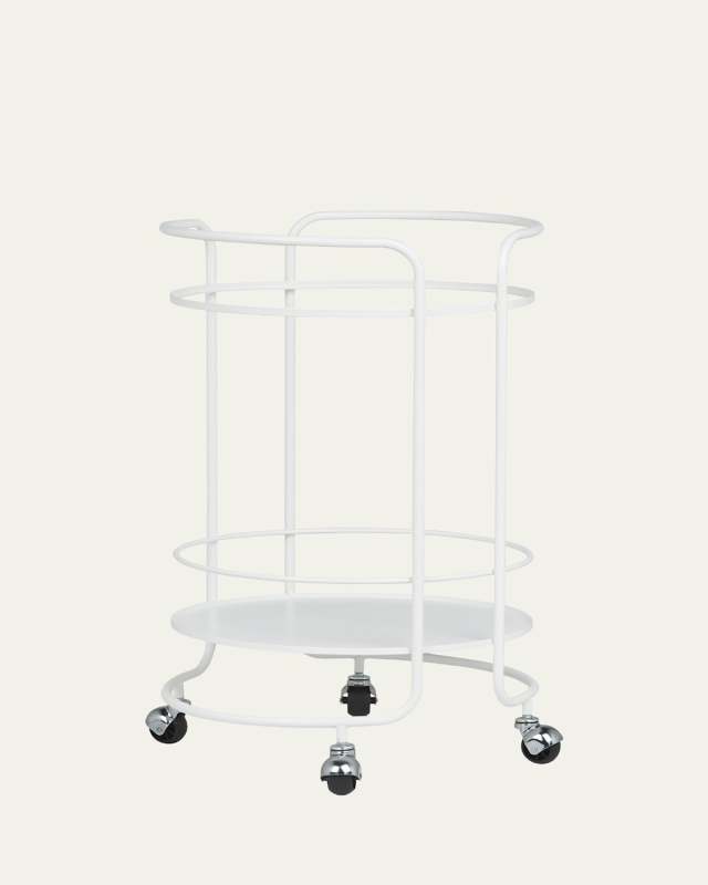 Circular Stainless Steel Trolley