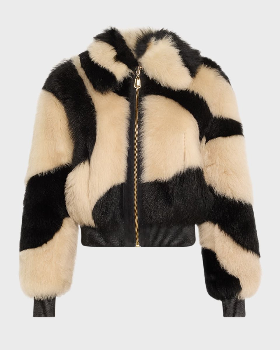 Illustration Fuzzy Swirl Jacket