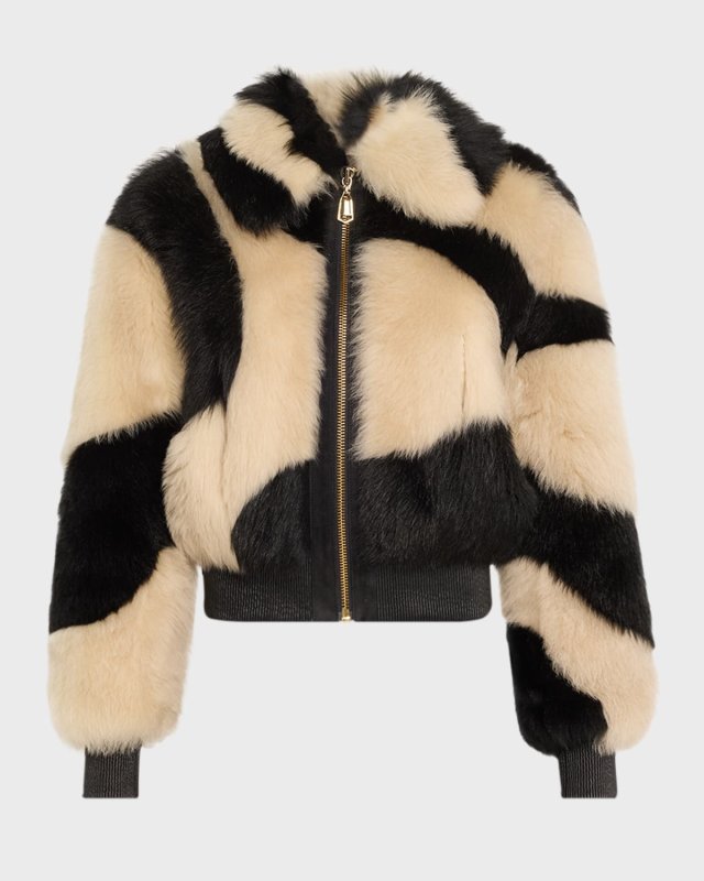 Illustration Fuzzy Swirl Jacket