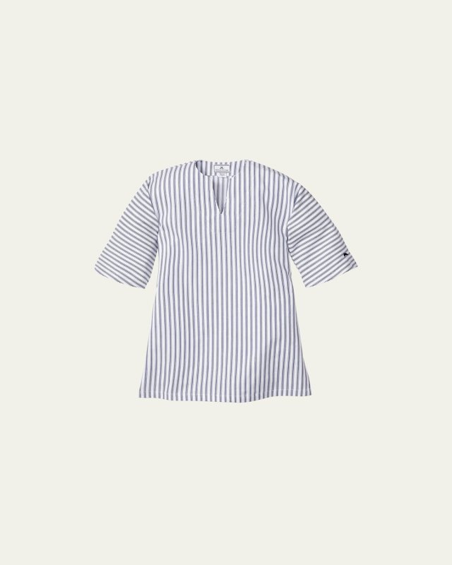 Girl's Striped Cotton-Blend Caftan, Size 6M-12