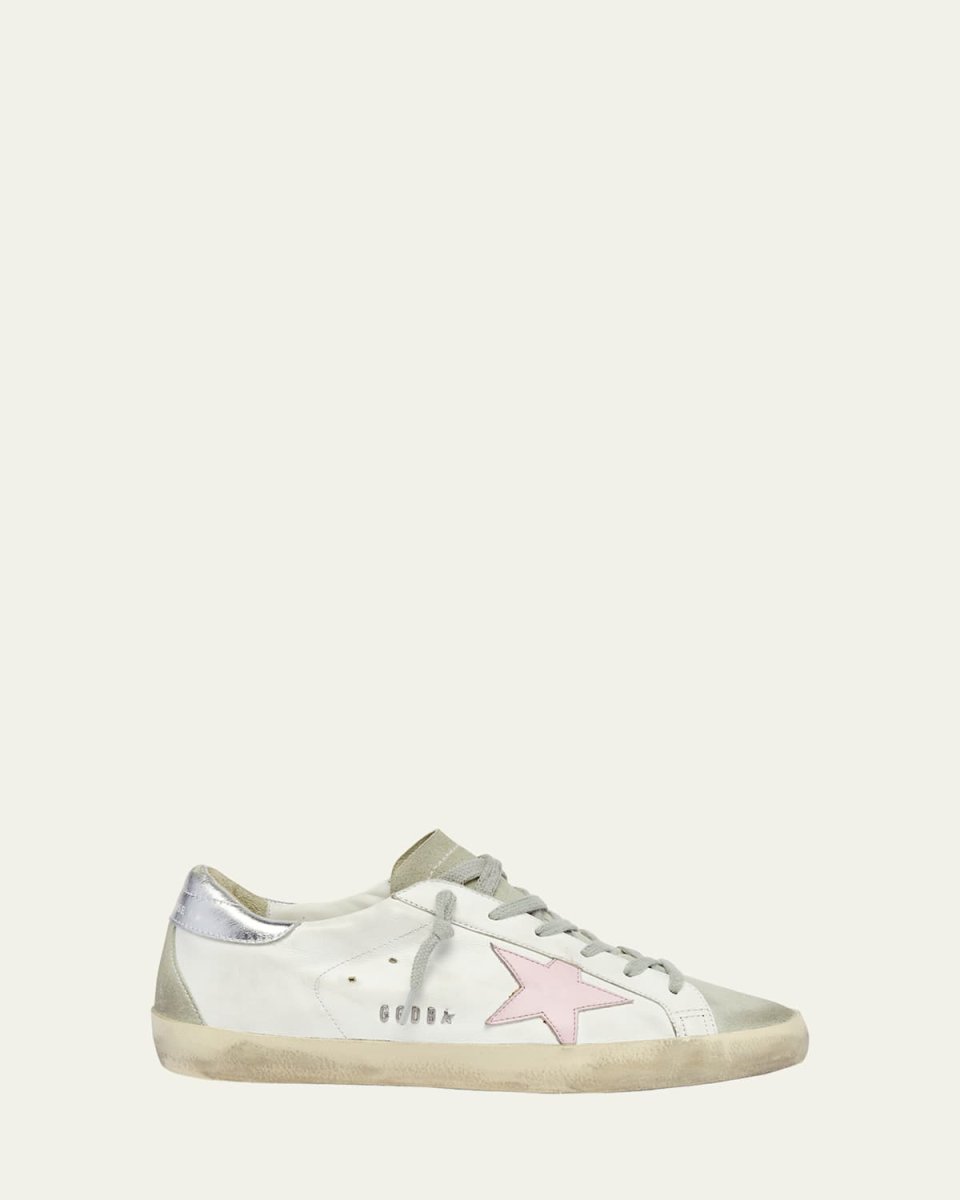 Superstar Mixed Leather Low-Top Sneakers