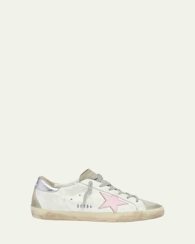 Superstar Mixed Leather Low-Top Sneakers
