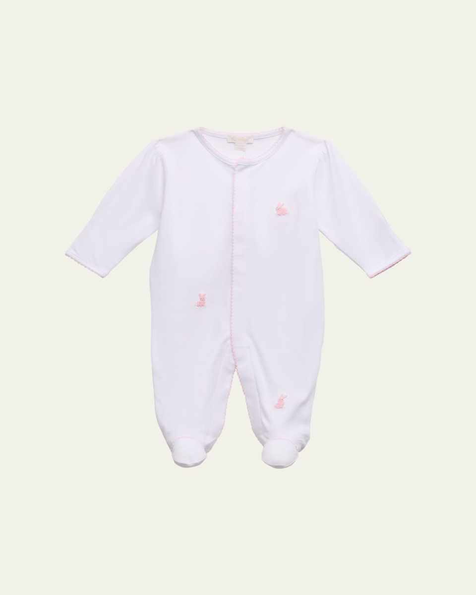 Girl's Premier Cottontail Hollows Footie, Size Newbor