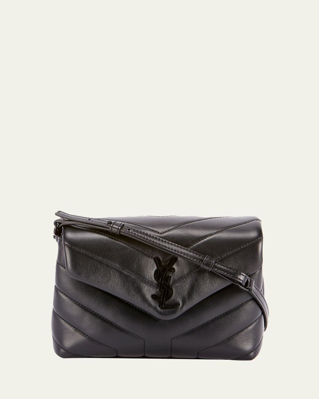 Loulou Toy YSL Quilted Calfskin Flap Shoulder Bag