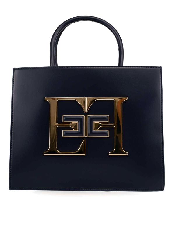 Elisabetta Franchi Sac Cabas - Bleu