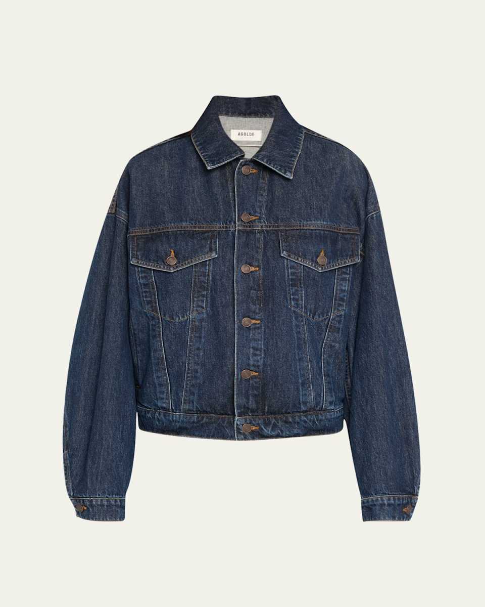 Dalton Denim Balloon Jacket
