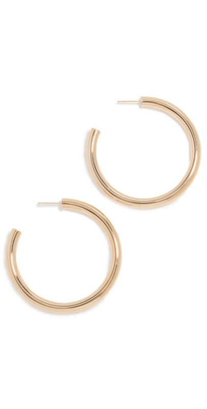 Stephanie Gottlieb 14k 50mm Tube Hoops Yellow Gold