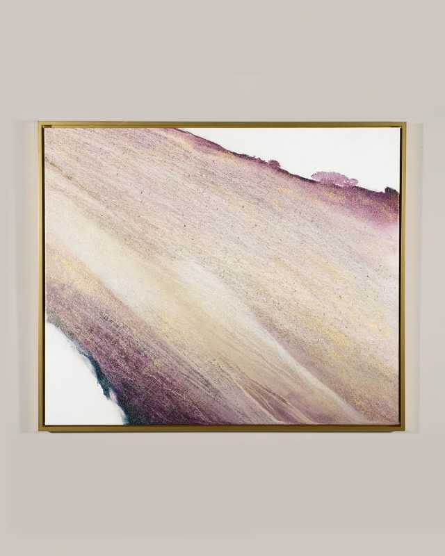 "Amethyst and Gold" Giclee Canvas Art by Lisa Cuscuna