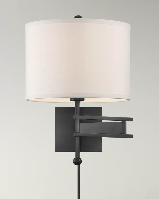 Marshall 1-Light Matte Black Wall Mount