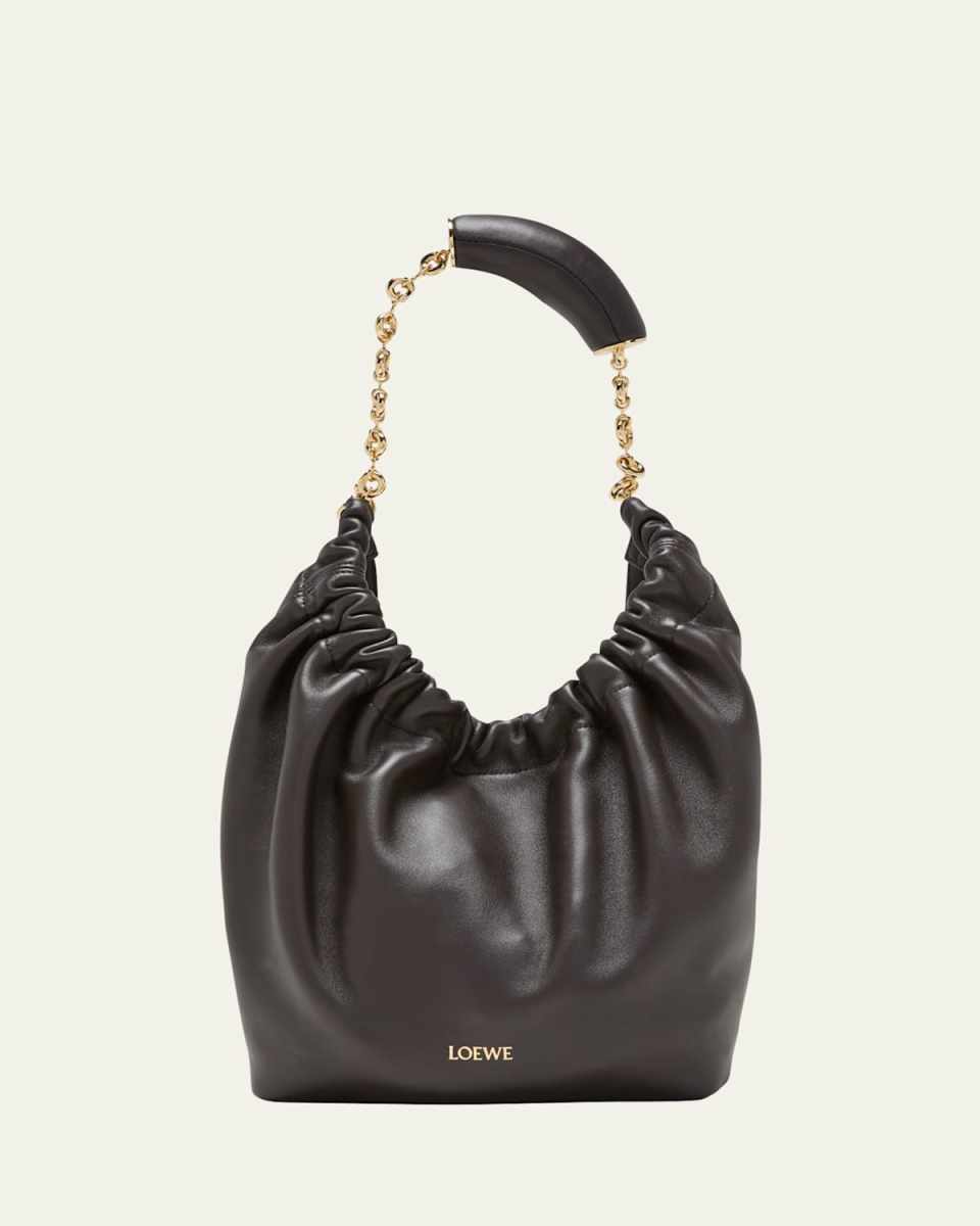 Squeeze Small Shoulder Bag in Napa Leather