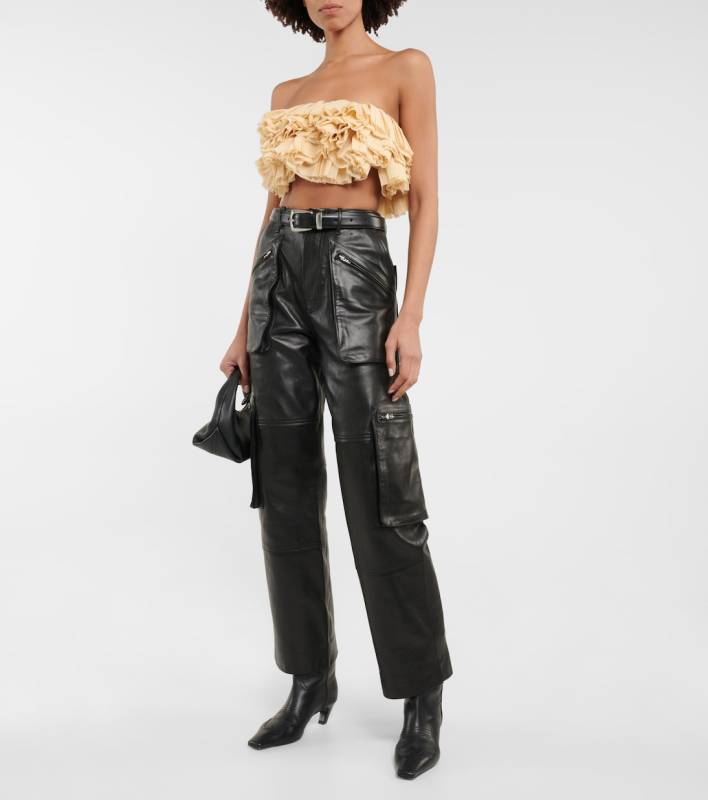 Khaite Atta wool-blend bandeau top