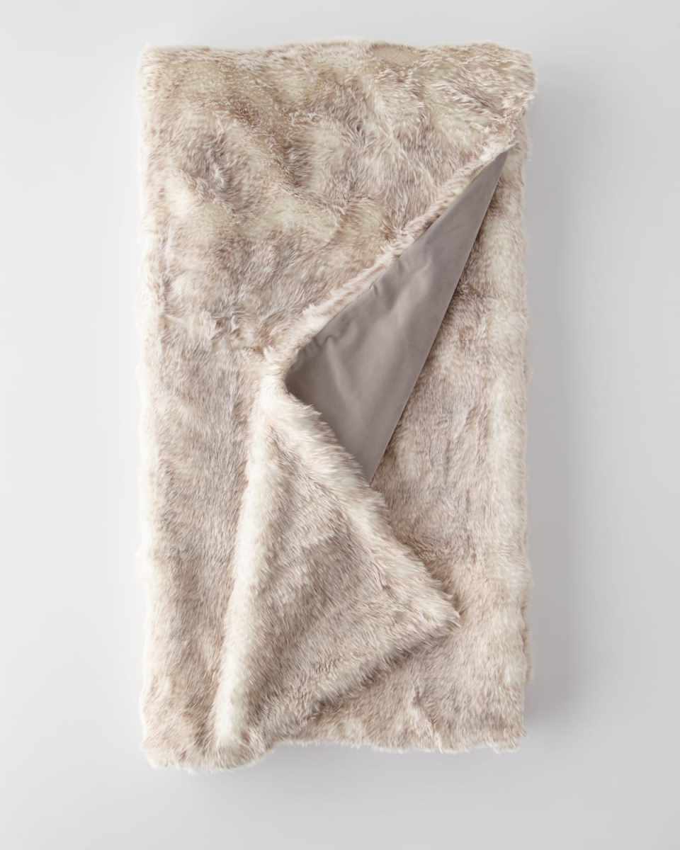 Damien Faux-Fur Throw