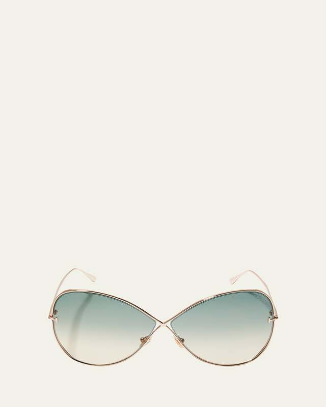Nickie Metal Butterfly Sunglasses