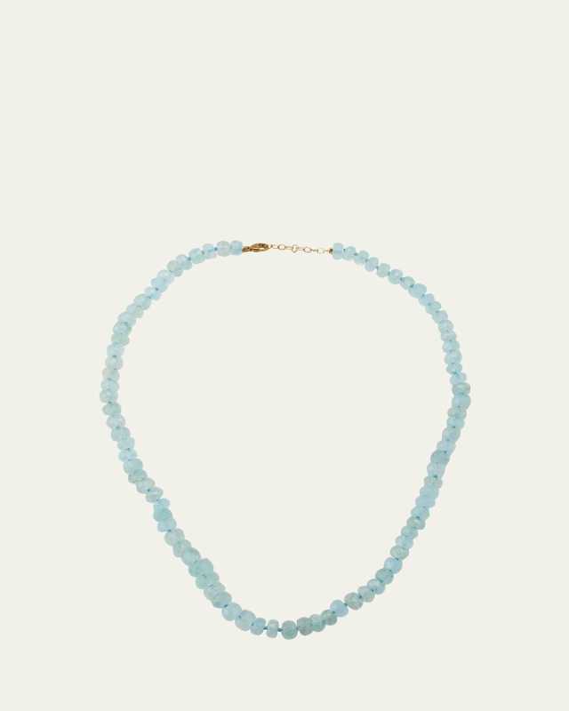 Oracle Aquamarine Crystal Necklace