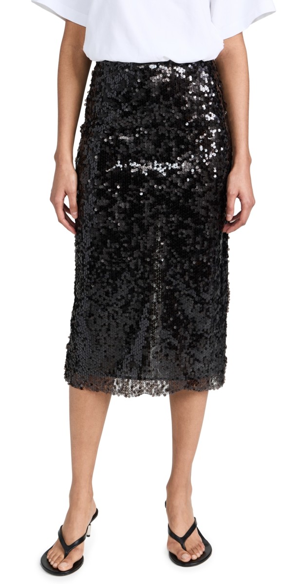 MSGM Gonna Skirt Black