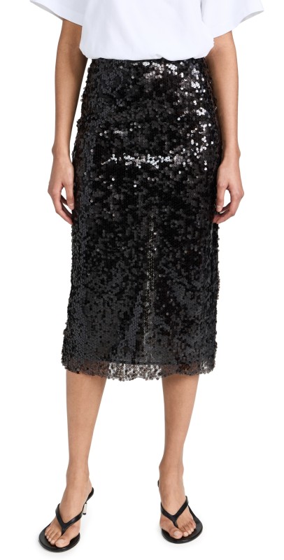 MSGM Gonna Skirt Black