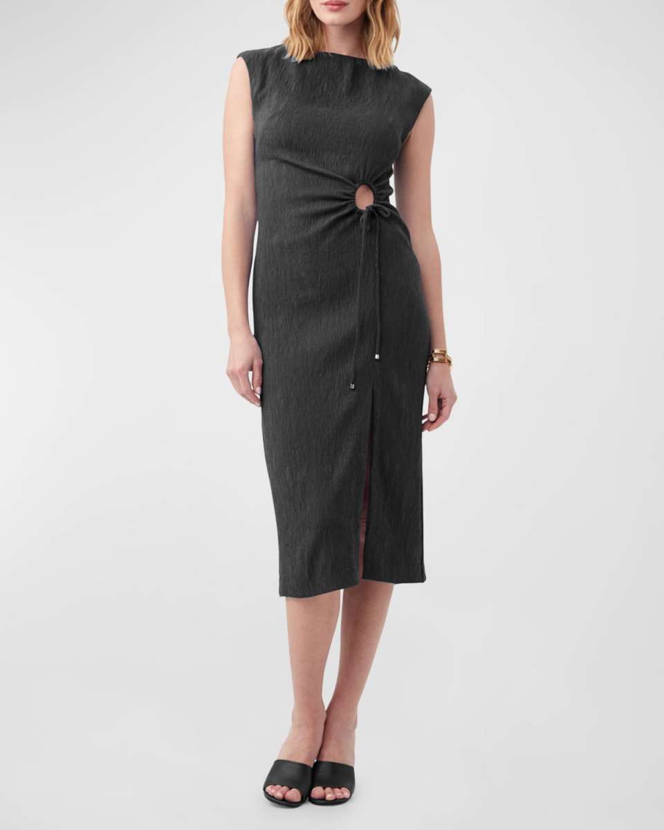 Evelyn Cutout Sleeveless Bodycon Midi Dress