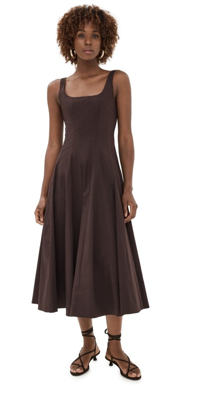 STAUD Wells Dress Earth