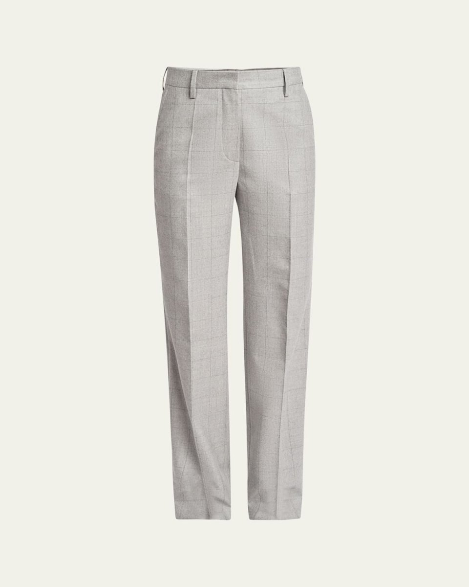 Pulla Wool Straight-Leg Trousers