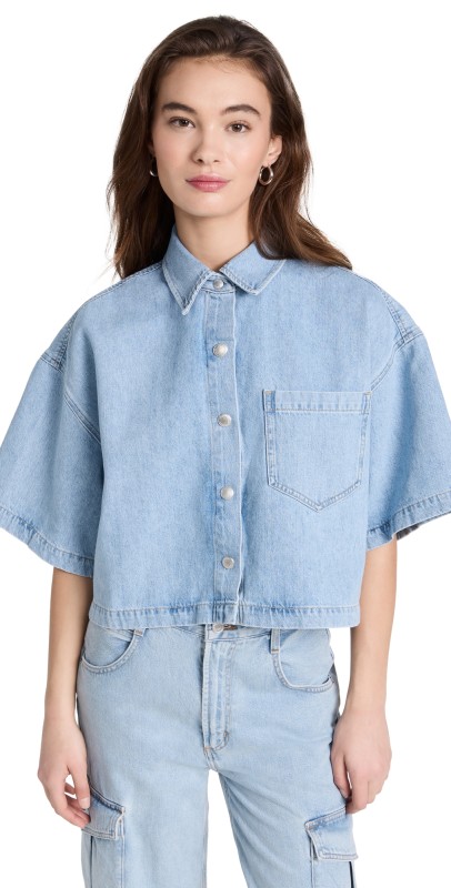 AGOLDE Rona Box Shirt: Box Shirt Tomorrow
