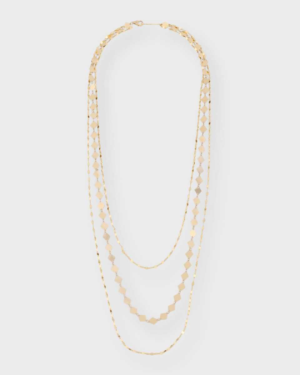 Laser Kite Remix 3-Strand Necklace