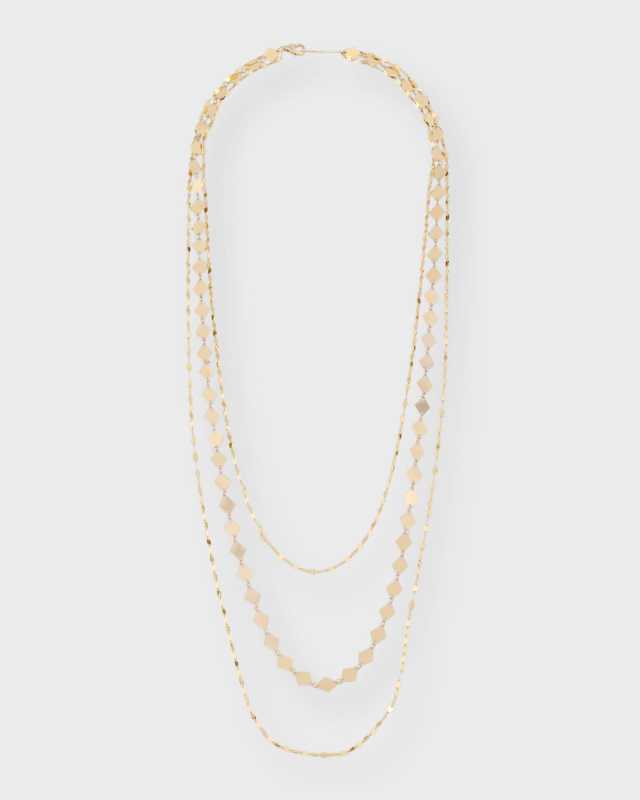 Laser Kite Remix 3-Strand Necklace