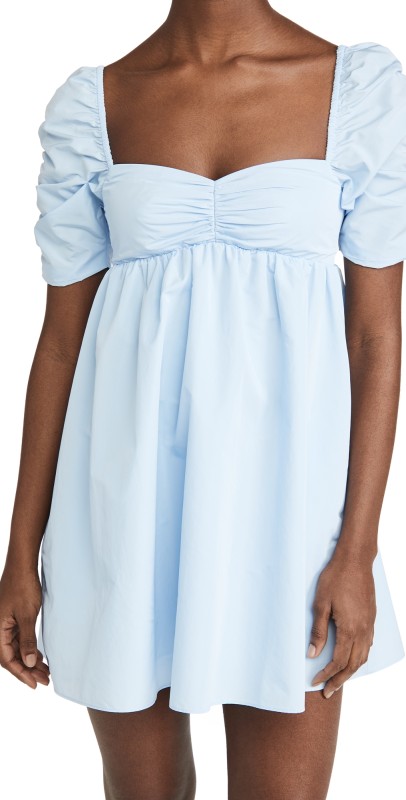 Amanda Uprichard Ariana Dress Powder Blue