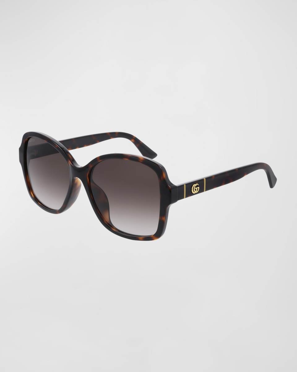 Square Monochromatic Sunglasses