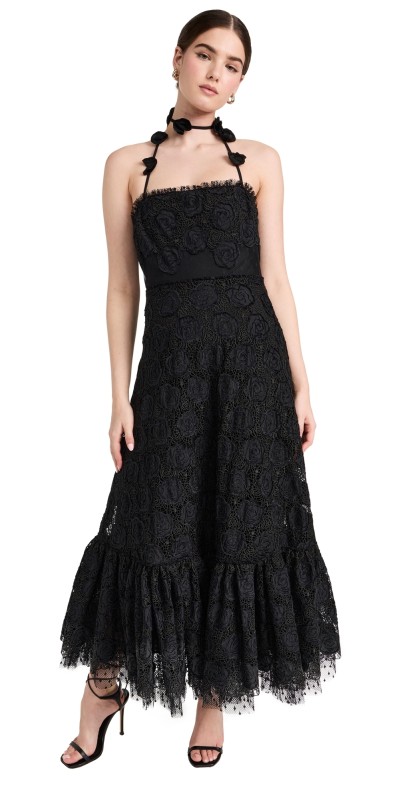 Alexis Villanelle Dress Black