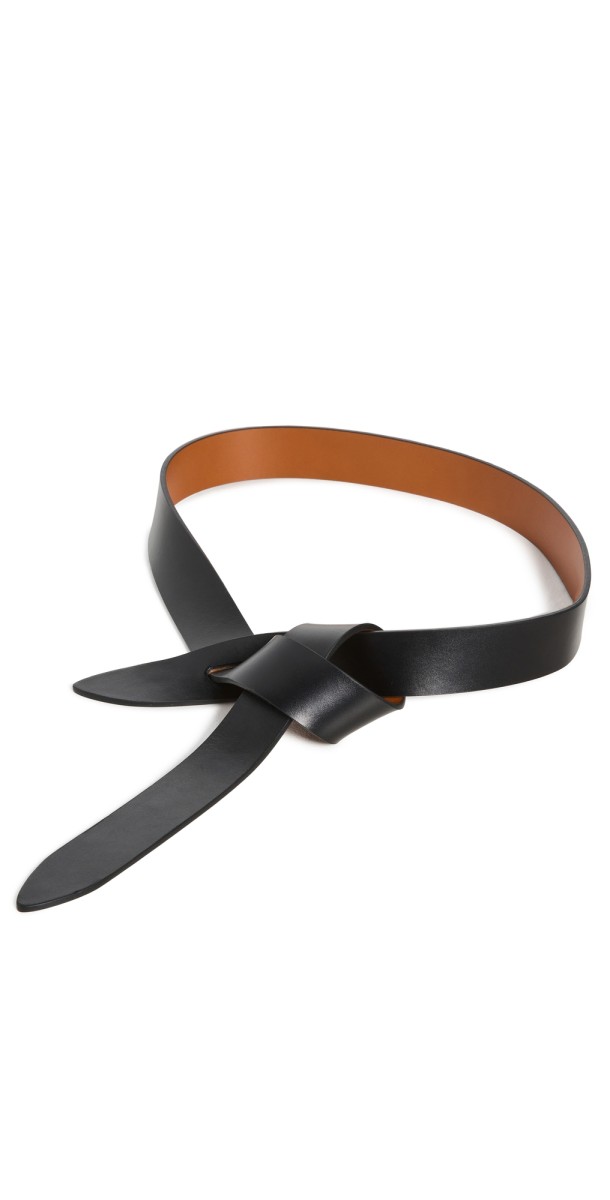 Isabel Marant Lecce Bicolor Belt Black/Natural