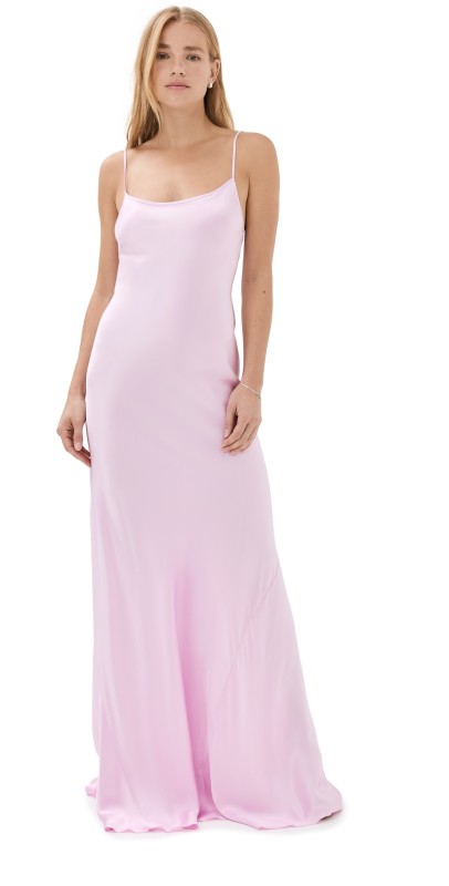 Victoria Beckham Low Back Cami Dress Rosa