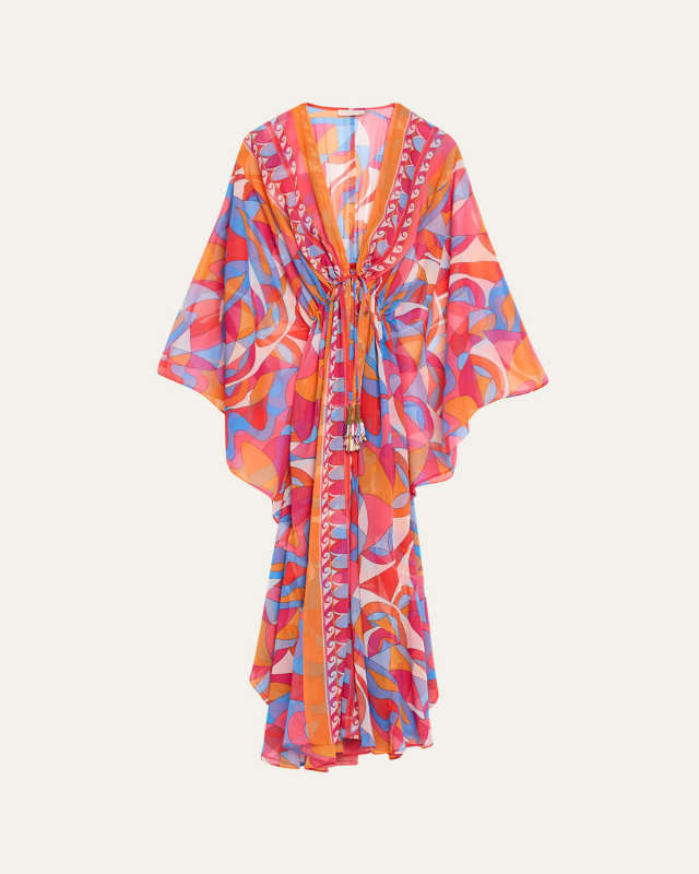 Phebe Semi-Sheer Maxi Coverup