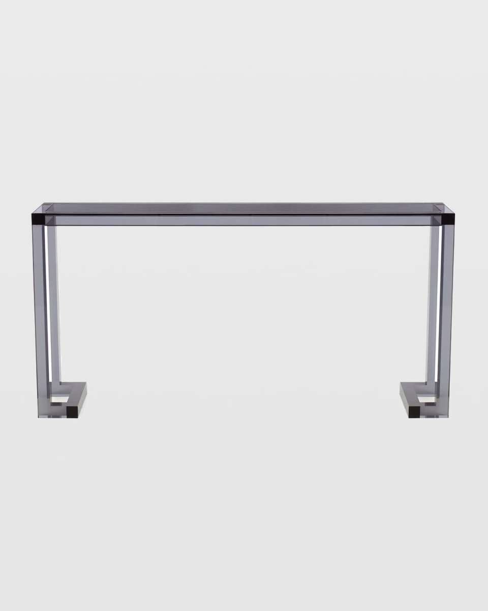 Calissa Noire Acrylic Console
