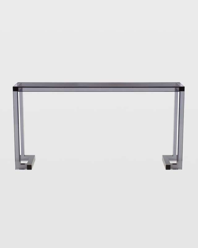 Calissa Noire Acrylic Console