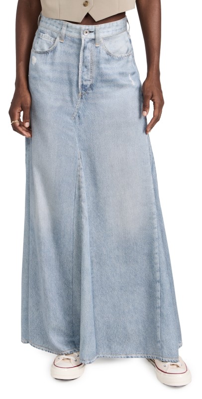 rag & bone Liquid Miramar Maxi Skirt Posy