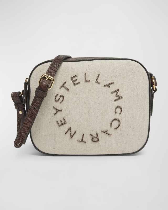 Logo Eco Canvas Camera Crossbody Bag