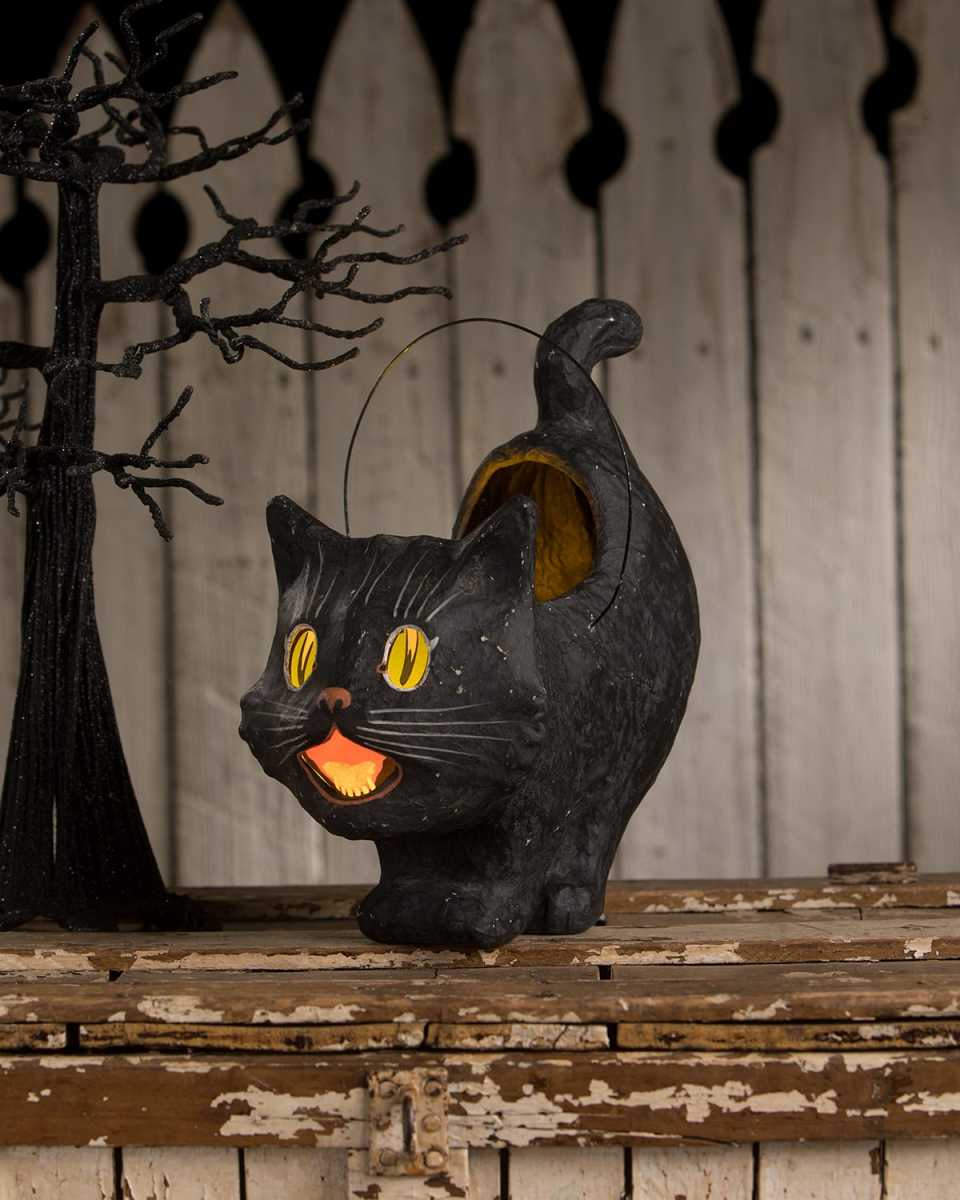 Scaredy Sassy Halloween Cat Bucket
