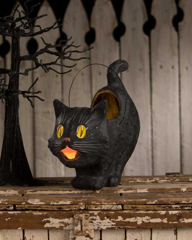 Scaredy Sassy Halloween Cat Bucket