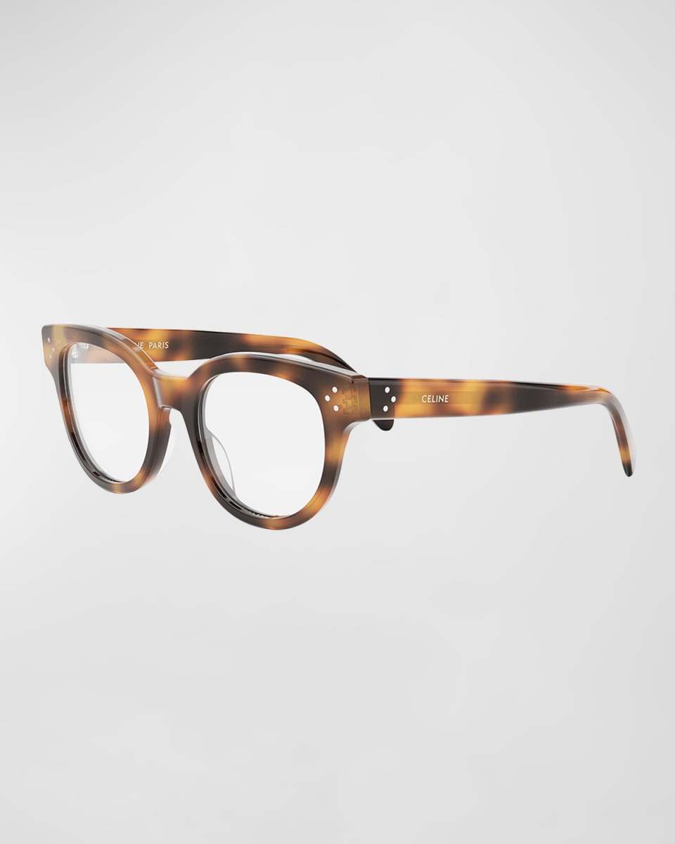 Havana Acetate Cat-Eye Optical Glasses