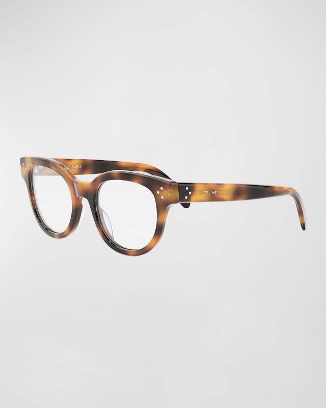 Havana Acetate Cat-Eye Optical Glasses