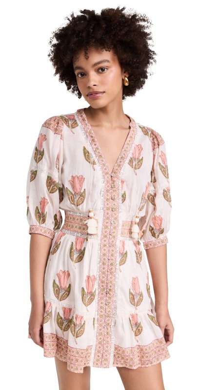 Bell Ann Mini Dress Peach Tulip