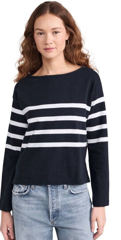 Faherty Sport Jersey Tee Cape May Stripe