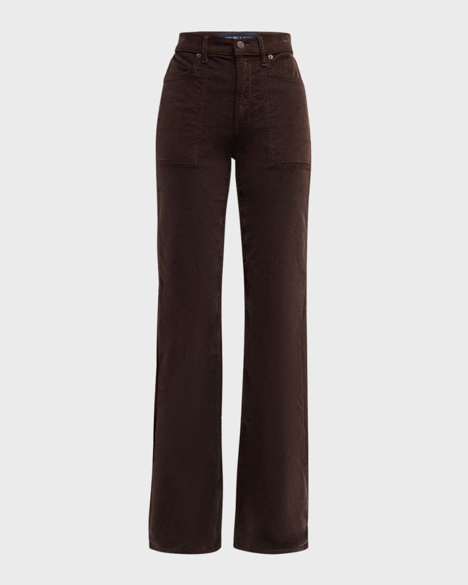 Crosbie Wide-Leg Corduroy Jeans