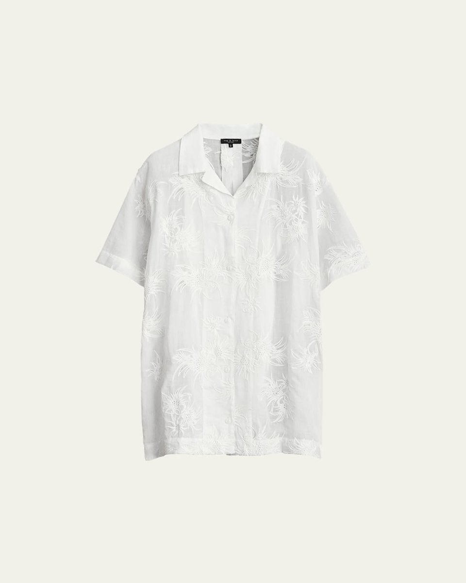Reed Embroidered Shirtdress