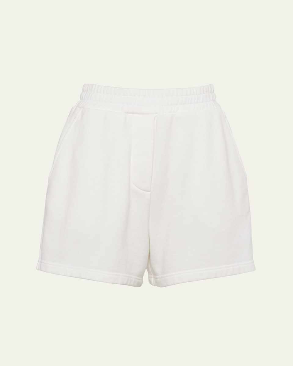 Plush Elastic Waist Shorts