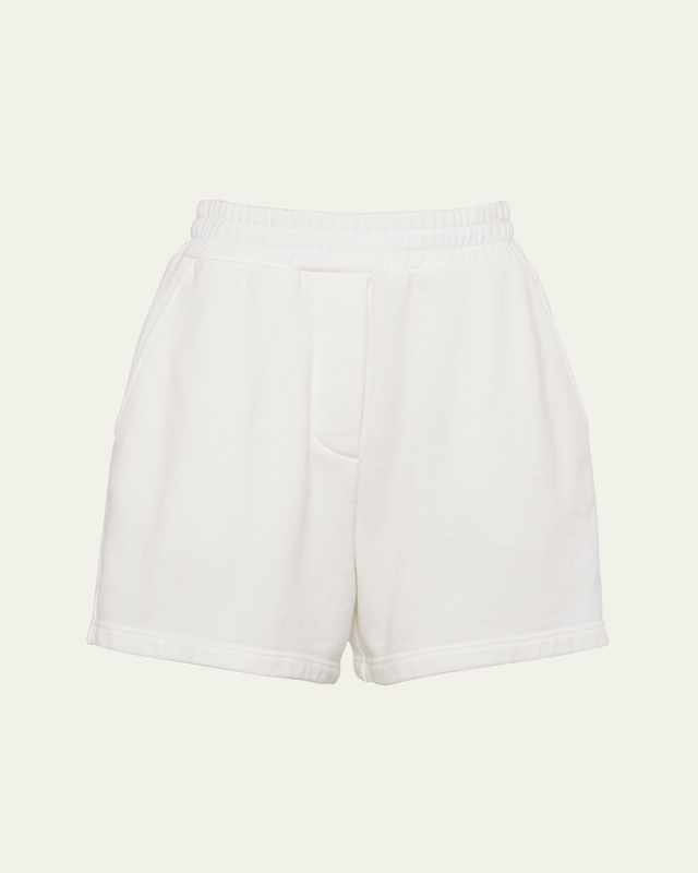 Plush Elastic Waist Shorts