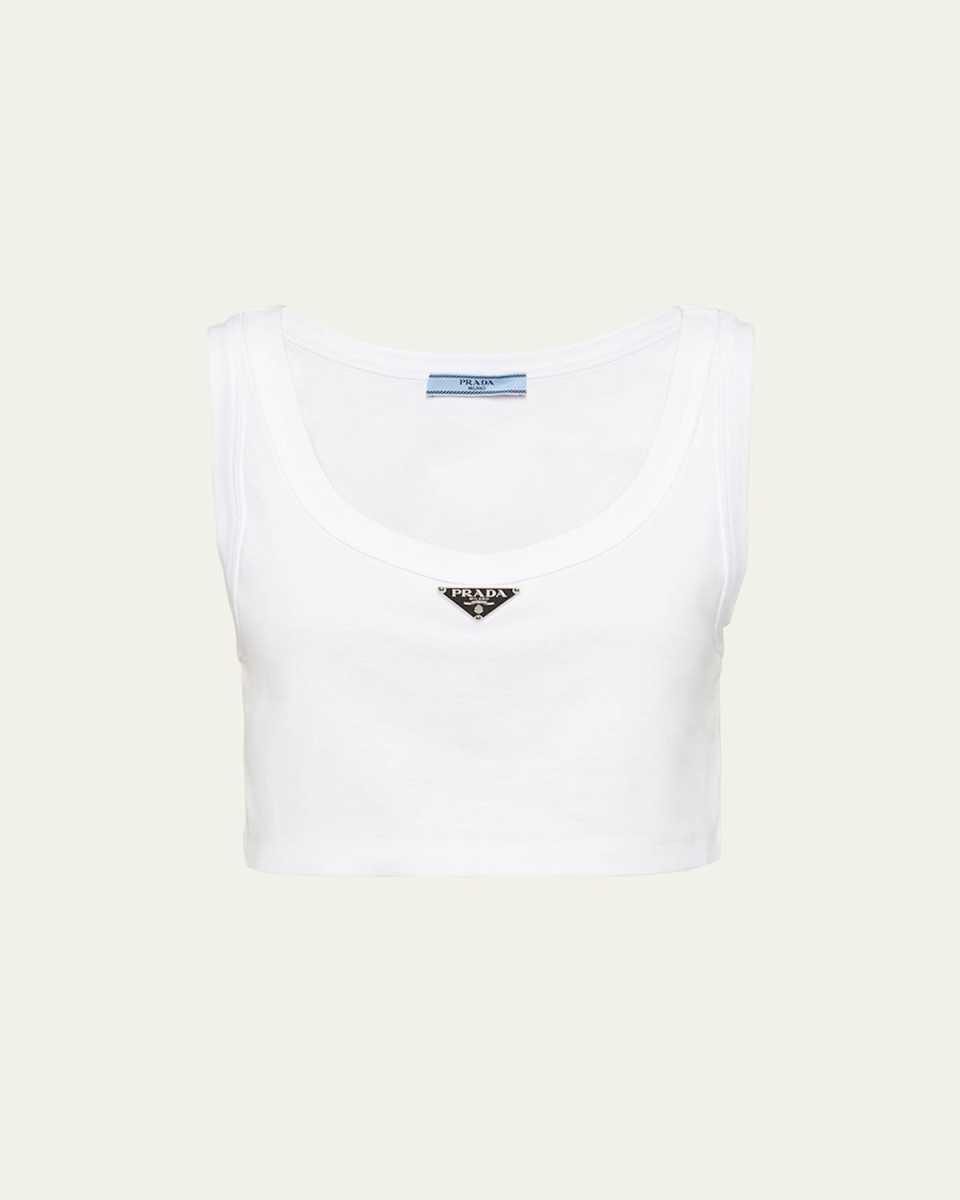 Jersey Cropped Tank Top